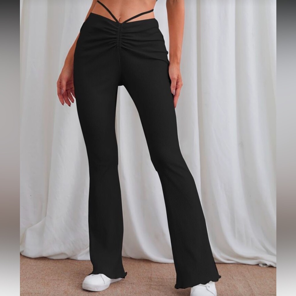 Black Flare Pants